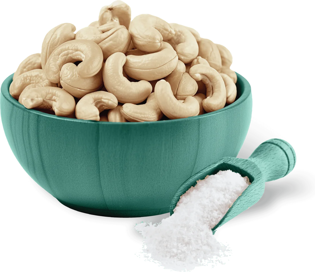 A bowl of Roasted Salted Cashews